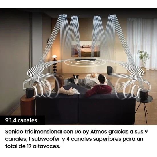 Samsung 9.1.4Ch Wireless Dolby Atmos Soundbar Hw-Q930D/Zn